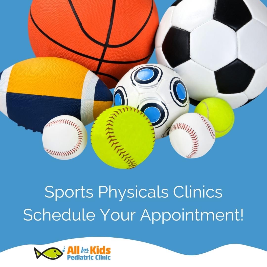 Evening and Weekend Sports Physicals are now Available for Your Healthy Kids!